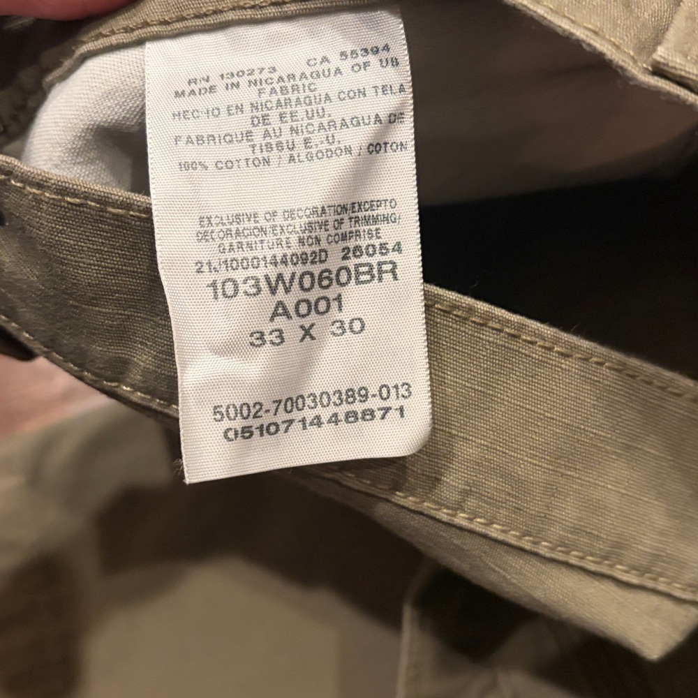 Wrangler RIGGS Work Wear Men's Tan Cargo Pants - Picture 4 of 9
